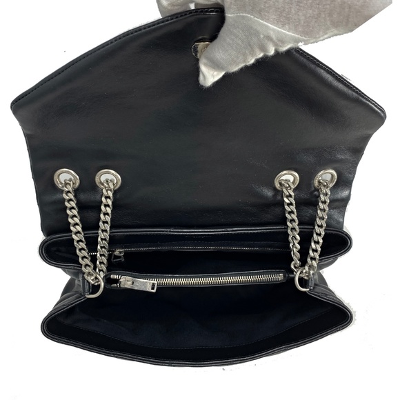 Saint Laurent Medium Monogram Loulou Leather Bag - Picture 6 of 7